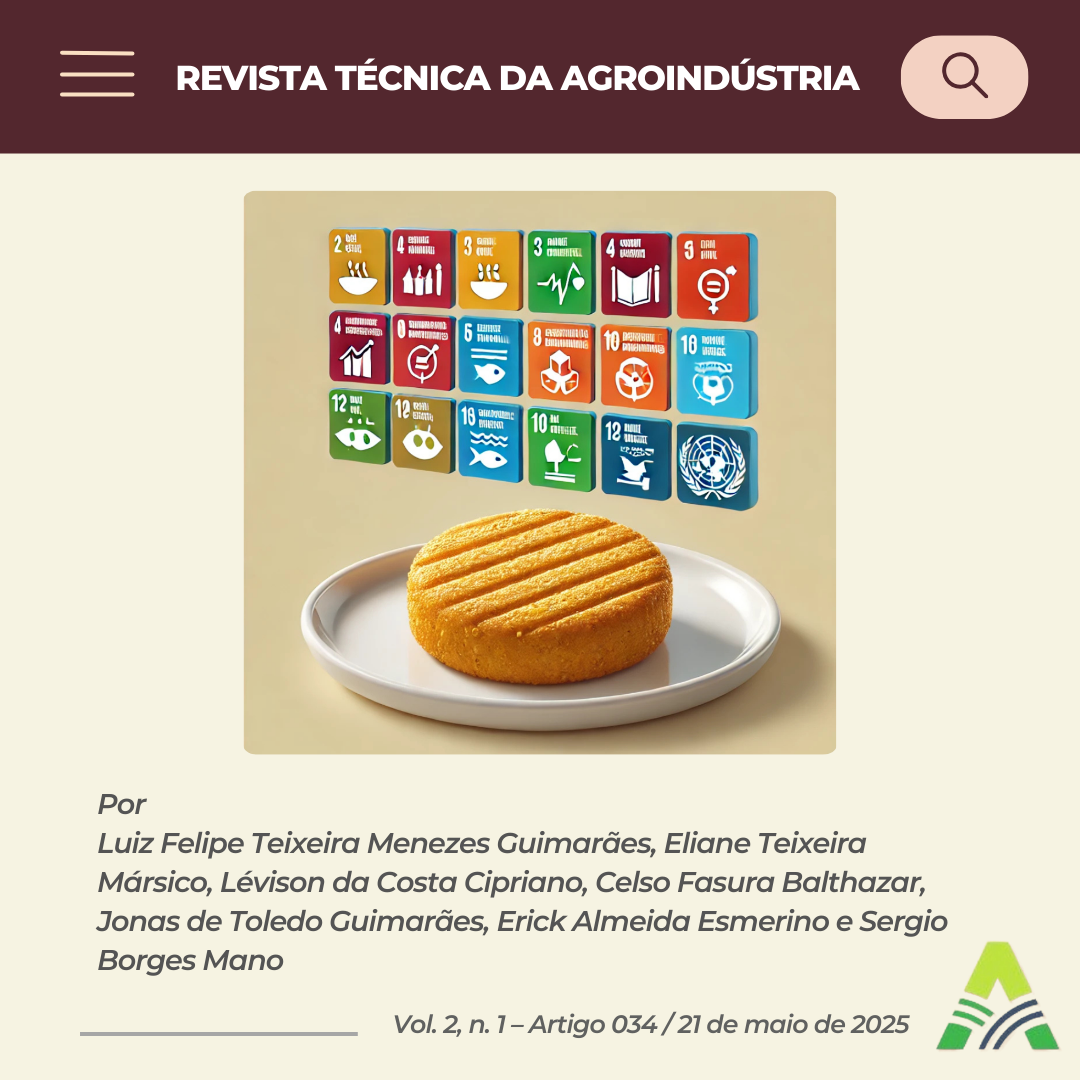 PRODUTOS HÍBRIDOS E AGENDA 2030: A INSERÇÃO DO GRÃO-DE-BICO (Cicer arietinum) EM HAMBÚRGUER DE FRANGO COMO ESTRATÉGIA SUSTENTÁVEL PARA OS ODS